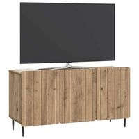mueble de tv  mueble de salon  gabinete de tv roble artesanal 99 x 345 x 52 cm