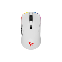 savio rift white gaming mouse rgb dual mode rat n juego mano derecha bluetooth usb type c ptico 10000 dpi