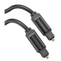 vention cable de audio de fibra optica toslink 1m negro