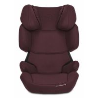 silla de coche infantil cybex solution x i-fix grupo 2-3 roja con reposacabezas ajustable