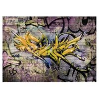papel pintado 3d - stunning graffiti 400x280 cm