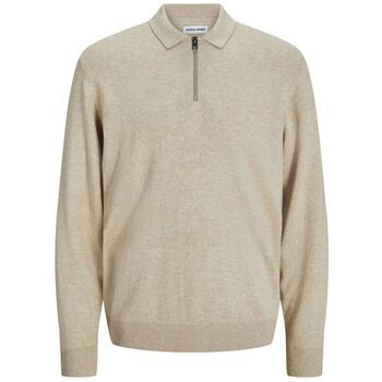 Jack & Jones Jersey 12268210 EMIL KNIT POLO-OATMEAL para hombre