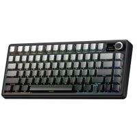 teclado mecanico para juegos aula f75 max 75 cableadobluetooth24g intercambiable en caliente rgb con pantalla tft para pcmac r