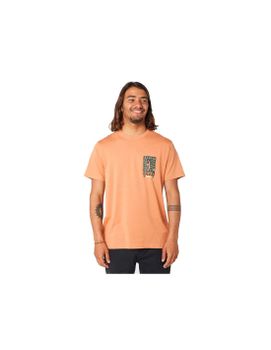 Camiseta Rip Curl Desti Animals Hombre Coral