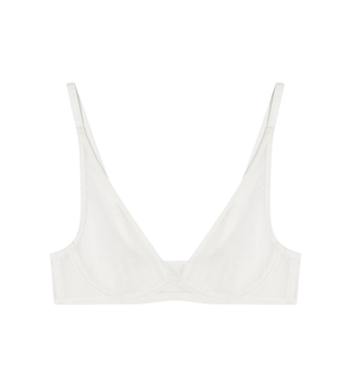 Emporio Armani para mujer. EW002718_AF19030 Sujetador Malla blanco (95B), Homewear, Poliamida