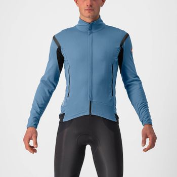 Castelli Perfetto Ros 2 Jacket - S - Steel Blue/Savile Blue