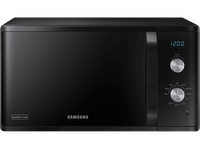 microondas con grill - samsung mg23k3614ake1 800 w 6 niveles 23l descongelacion rapida negro
