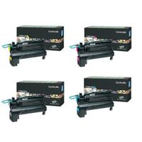 original multipack lexmark x792dtse printer toner cartridges 4 pack -c792a1kg