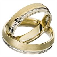 alianzas oro amarillo y blanco 5mm