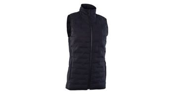 Chaleco ciclista ion thermolite hybrid shelter negro mujer