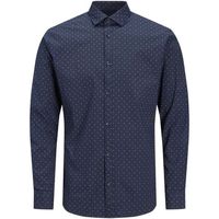 jack  jones camisa manga larga 12192608 jprblablackpool strech shirt ls noos perfect navy para hombre