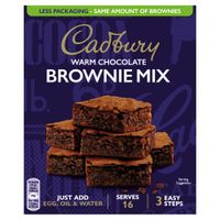 cadbury chocolate brownie mix