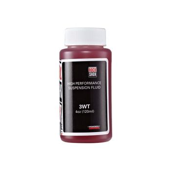ROCKSHOX | Aceite De Suspensión 3WT 120ml - Este aceite para amortiguador 3 WT es el complemento perfecto para los productos ROCKSHOX, para sacar el máximo partido a tus componentes y mantener sus