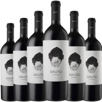 Bruto De Crianza, Vino Tinto, España, Pack 6 Botellas 75 Cl, 14,5% Vol.