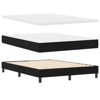 cama box spring con colchon con colchon negro 160 x 200 cm