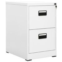 armario archivador de acero blanco 46x62x725 cm vidaxl