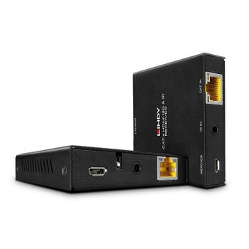 Extensor AV 4K Lindy 38205 Transmisor y Receptor 50 m Alámbrico