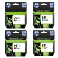 original multipack hp officejet pro 8100 eprinter printer ink cartridges 4 pack -cn045ae