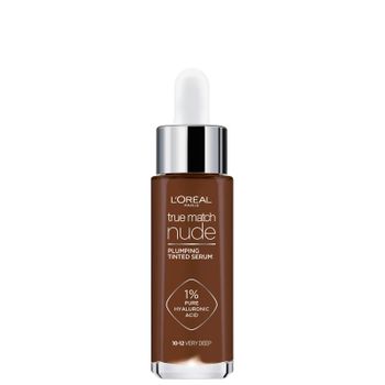 L'Oréal Paris True Match Nude Plumping Tinted Serum (Various Shades) - 10-12 Very Deep