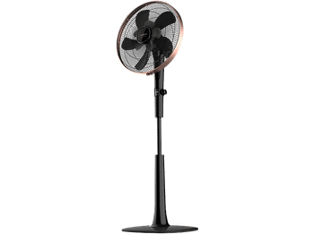 Ventilador de pie - Cecotec EnergySilence 1040 SmartExtreme, Motor DC, 28 W, 24 velocidades, Pantalla LED, Mando, Temporizador, Negro
