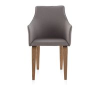 sillon de madera tapizado