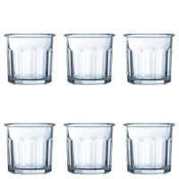 juego de 6 vasos chupito vidrio 9 cl