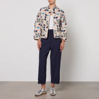 weekend max mara boris gabardine trousers - uk 6