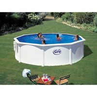 piscina redonda 350 x 120 cm - gre blanco