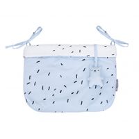 cesta de panales con lazos bear with me azul