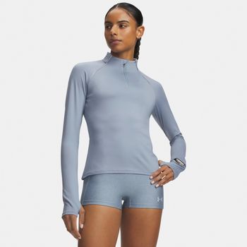 Under Armour Velociti Half Zip  Camiseta de running Mujeres - azul