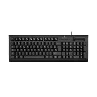 coolbox - usb keyboard with integrated dni and smart card reader coo-tec04dni featuring silent membrane technology 105 spanish iso keys and compatibility with windows and linux systems ideal for
