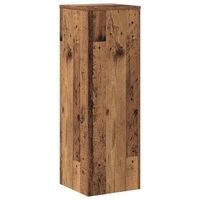 soportes de plantas madera ingenieria envejecida 33x33x100 cm vidaxl