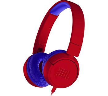 JR300 Kids Headphones - Spider Red, Red