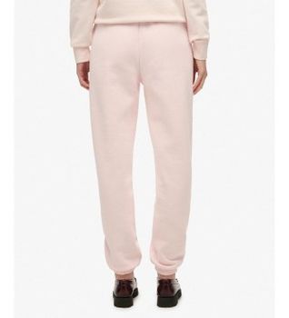 Superdry para mujer. W7011266A Pantalón Jogger Essential Logo rosa (XS), Casual, Algodón