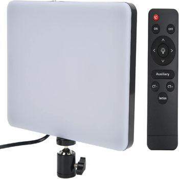 LUZ LED 11- PROFESIONAL CON REGULACIÓN DE BRILLO Y COLOR + MANDO A DISTANCIA, IDEAL PARA FOTOS Y VÍDEOS HD 220-240V