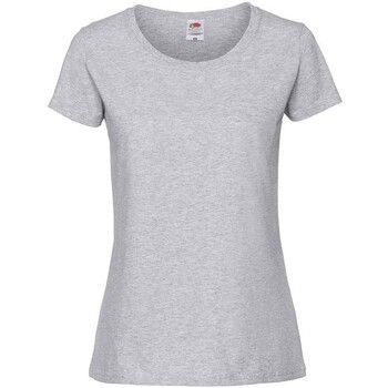 Fruit Of The Loom Camiseta manga larga Iconic para mujer