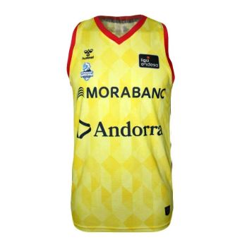 Camiseta Morabanc Andorra Hummel ACB amarilla.