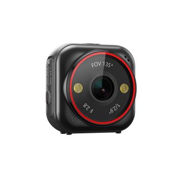 Cámara de seguridad de bolsillo 4G Vlog 2MP HD 2.5K Ultra Clara 135° Óngulo Amplio IA Detección de Movimiento Visión Noc