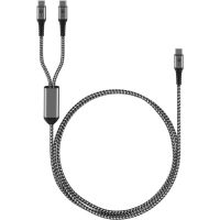 cable usb-c goobay 75739 15 m power delivery 2x usb-c 60 w