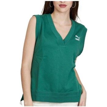 Puma Yellow Camiseta tirantes Classics V-neck Vest para mujer