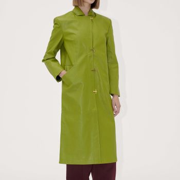 Stine Goya Faux Leather Coat - XL
