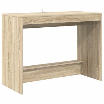 Escritorio De Cama Roble Sonoma Madera De Ingeniería Vidaxl