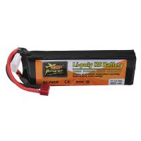 bateria zop power 111v 3000mah 70c 3s lipo con conector t para coche rc