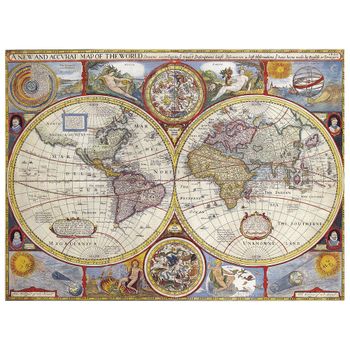 Cuadro Lienzo - Mapa Antiguo No. 43 cm. 80x100