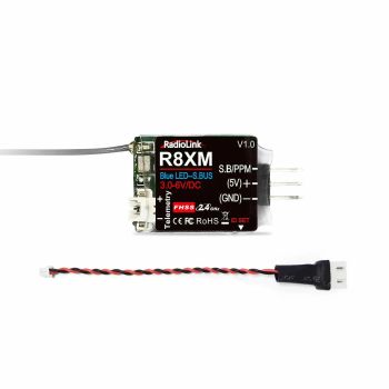 Control de telemetría de voltaje de largo alcance RX para aviones