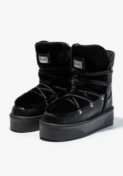 Botas Doble Cordón con Forro Cálido Nordic V.2 Trk Black - Negro