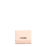 cartera saffiano con solapa powder