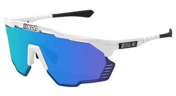 Gafas scicon aeroshade kunken negro brillante   azul espejo