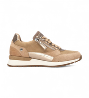 refresh para mujer 17295901-beige zapatillas 172959 beige 40 plano cremallera casual