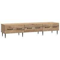 mueble de tv 147 x 345 x 30 cm roble artisan vidaxl